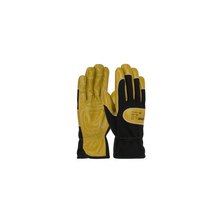 Pip FR TREATED SYNTHETIC LEATHERGLOVE, KEVLAR LINED, PK 72 73-1700/L